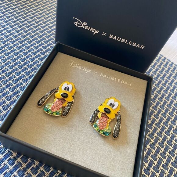 Disney x Baublebar Pluto Statement Stud Earrings - Picture 2 of 2